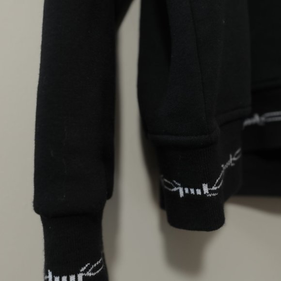 Bad Monday Barbed Cuff Black Crewneck Sweatshirt - Picture 4 of 10